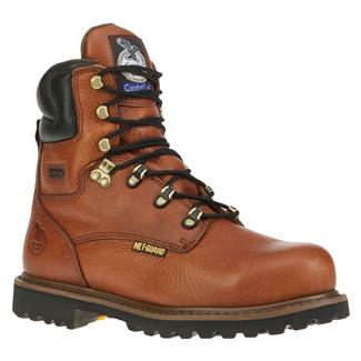 Men's Georgia 8" Internal Met Steel Toe Boots Briar Brown