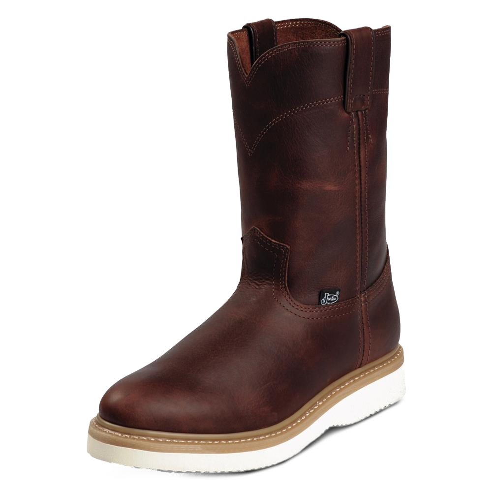Justin Original Work Boots 10 Axe Wedge