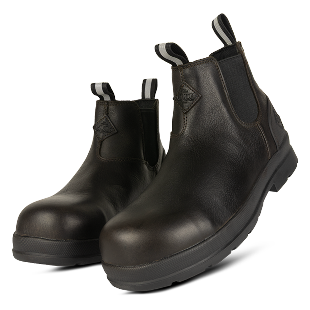 Muck Chore Farm Leather Comp Toe Chelsea Boot Comp Toe 