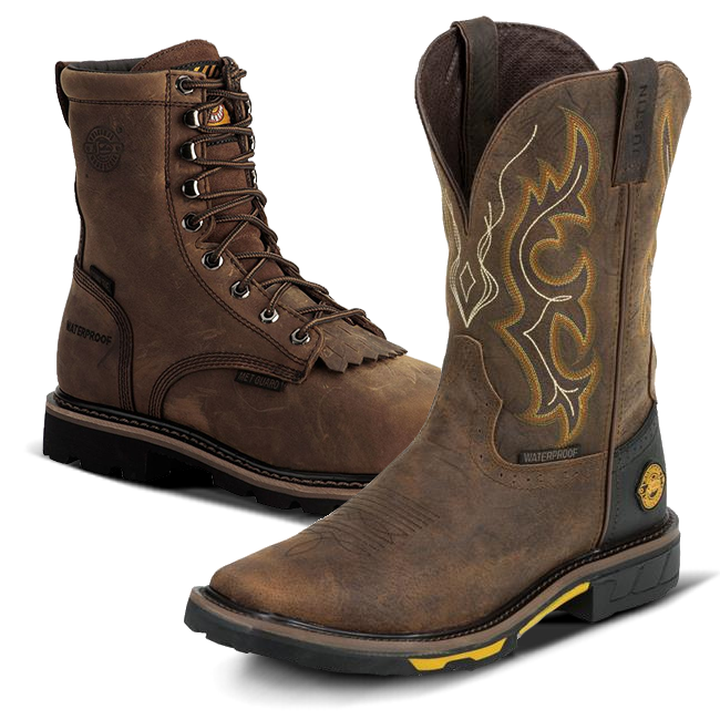 justin original work boots black