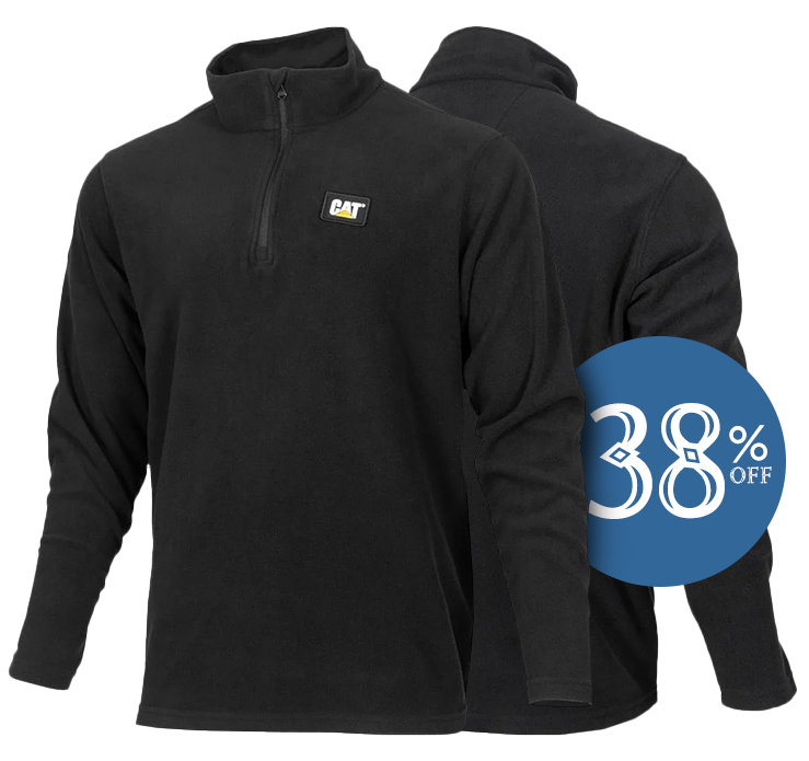 CAT Microfleece Quarter Zip