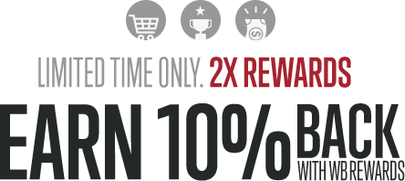 Earn 10% Back with WB Rewards.