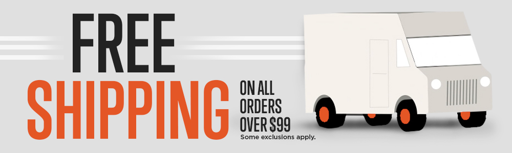 FREE 3-Day Shipping on all orders over $99