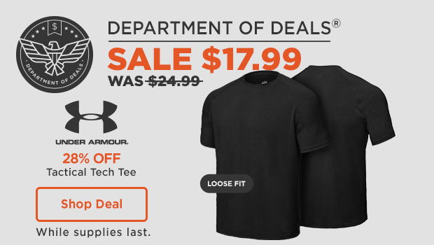 20% off Under Armour Tactical Tech Tee. Shop Now