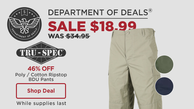 45% off Tru-Spec BDU Pants. Shop Now.