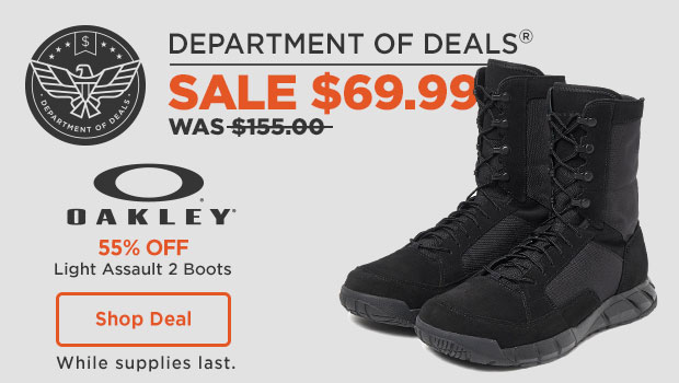 55% off
Oakley SI Light Assault 2 Boots. Shop Now