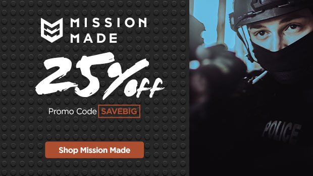 25% Off Mission Made - Promo Code: SAVEBIG