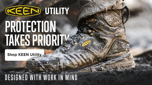 KEEN. protection takes prioity. designed with work in mind. shop KEEN utility.