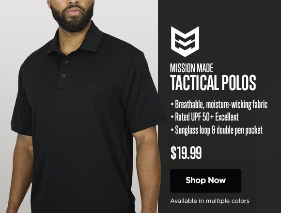 Mission Made Tactical Polo. Shop Now