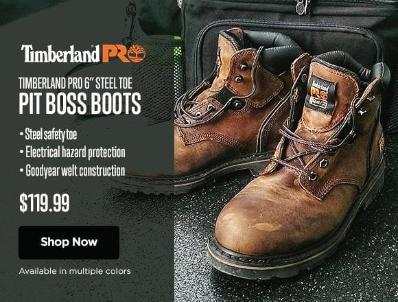 Timberland PRO 6 inch Pit Boss Steel Toe Boots