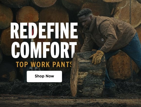 Redefine Comfort. Top Work Pants. Shop Now.