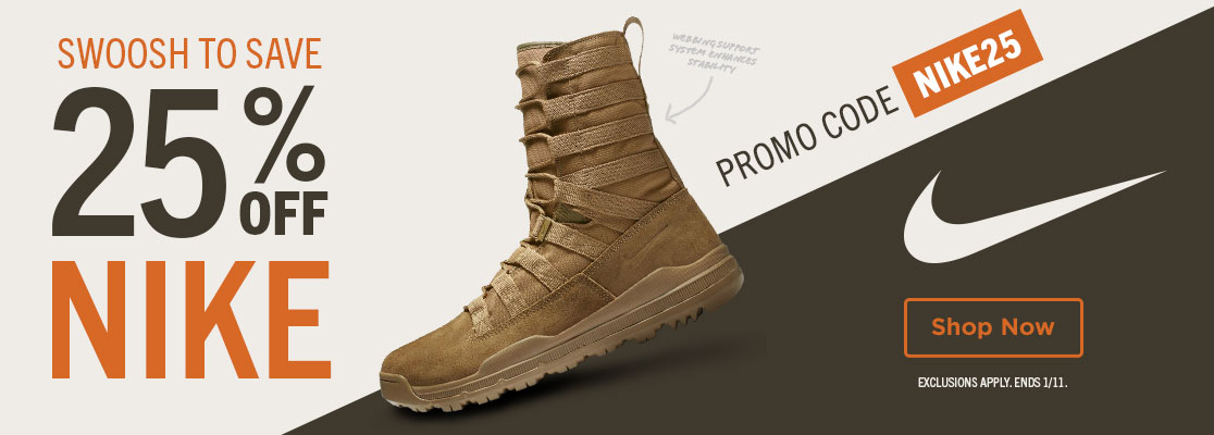 25% OFF NIKE PROMO CODE NIKE25