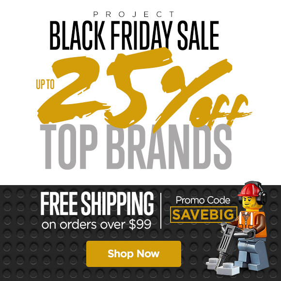 Black Friday Sale - 25% Off Top Brands - Free Shipping over $99 - PROMO CODE SAVEBIG