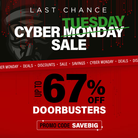 Cyber Monday Sale - 25% Off Top Brands - Free 3-day Shipping over $99 - PROMO CODE SAVEBIG
