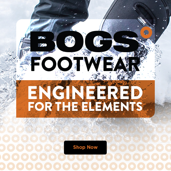 Bogs footwear, engineered for the elements. shop now.