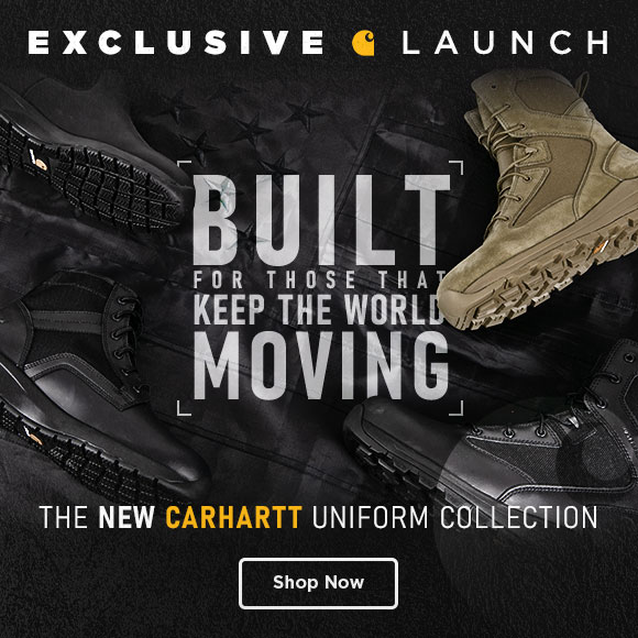 Exclusive Launch. Built for those that keep the world moving. The new carhartt uniform collection. Shop now.