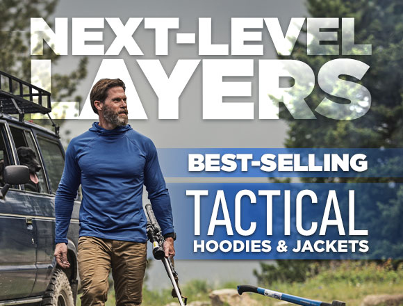Next level layers. Best-selling tactical hoodies and jackets. Shop now.