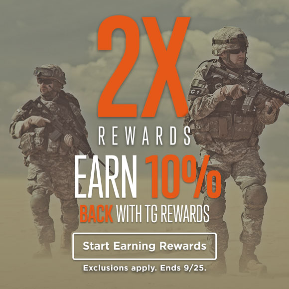 2x rewards. Earn 10 percent back with TG rewards. Start earning rewards. Exclusions apply. Ends 9/25.
