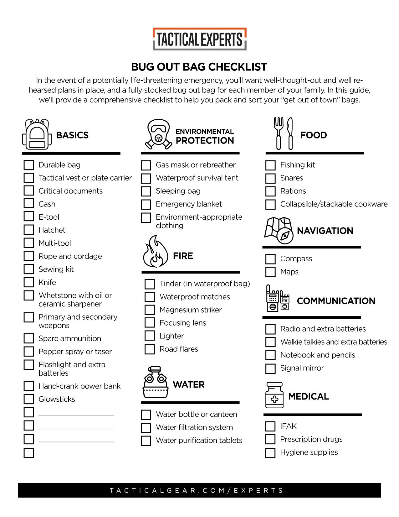 Bug Out Bag Checklist: The Essential Guide to Bugging Out