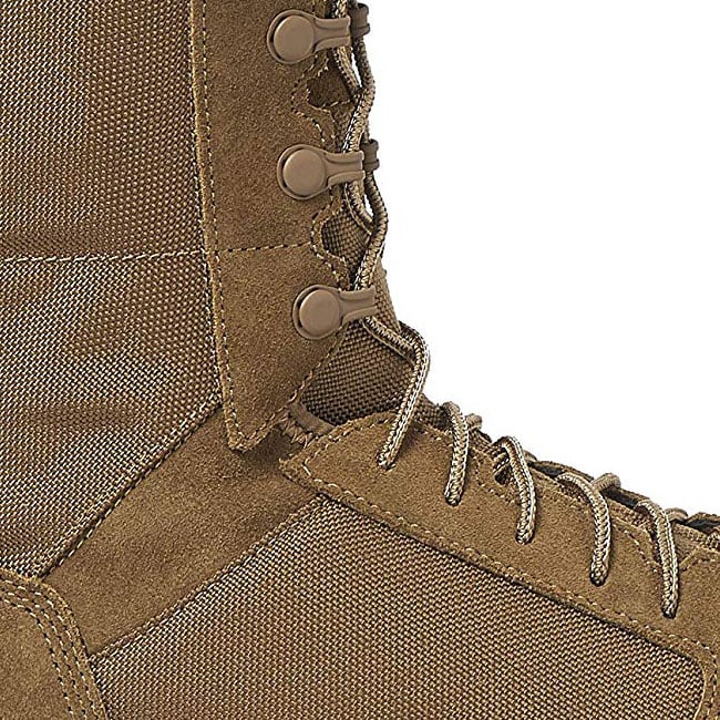 Vintage Black Leather Mid-Calf Military Combat Boots Light-Tread Men's Size  9