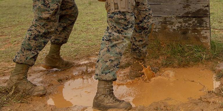 8 inch Thin thick Military Work Boots