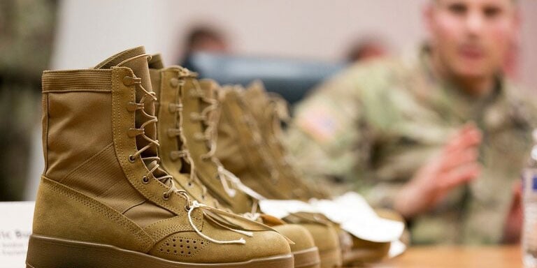 Army hotsell type boots