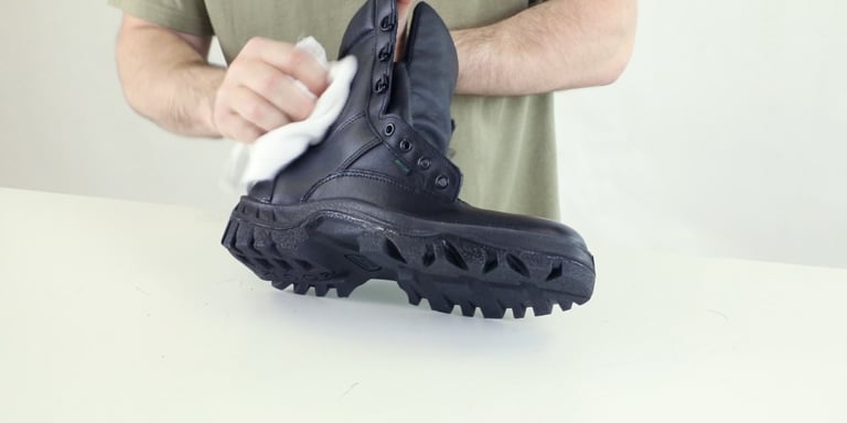 Military 2024 boot shine