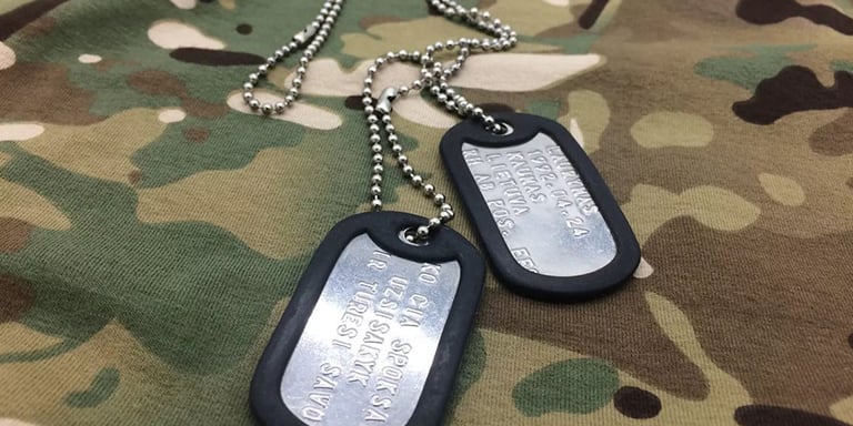 Here's What Are On Military Dog Tags: Things To Know Operation Military ...