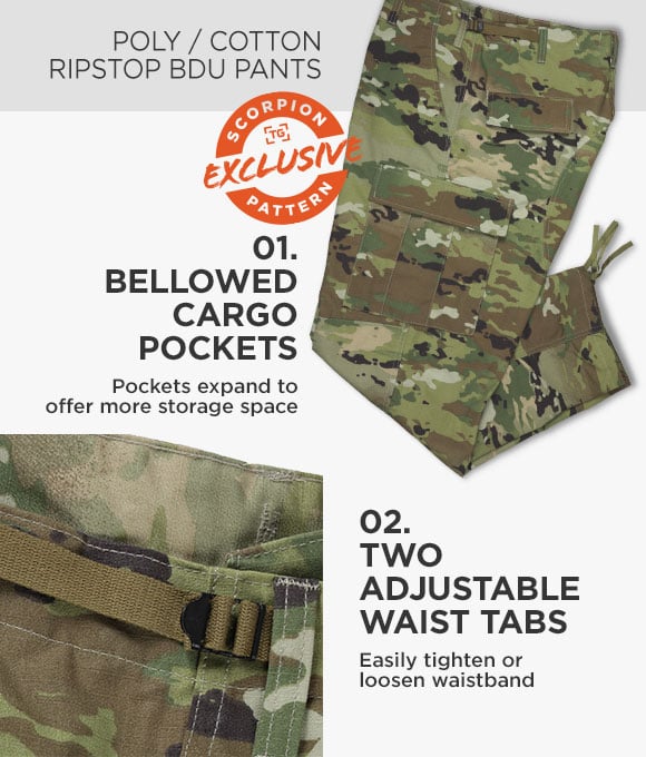 TRU-SPEC Poly / Cotton Ripstop BDU Pants