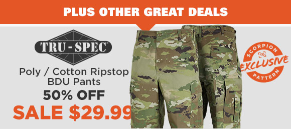 TRU-SPEC Poly / Cotton Ripstop BDU Pants