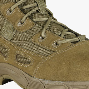 Leather / ballistic nylon upper
