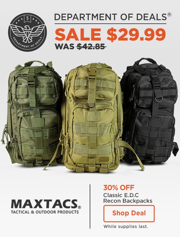 Maxtacs Classic E.D.C Recon Backpacks