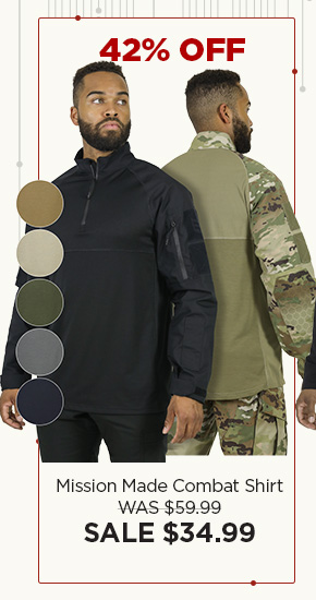  Mission Made Combat Shirt WAS $59.99 SALE $34.99 
