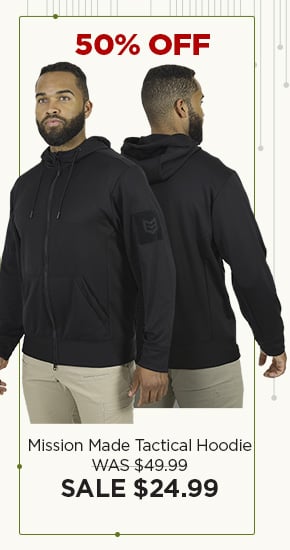 Mission Made Tactical Hoodie WAS 49.99 SALE $24.99 