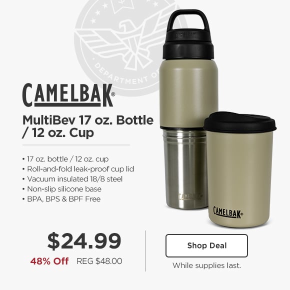 Camelbak MultiBev 17 oz Bottle / 12 oz Cup, Insulated Stainless