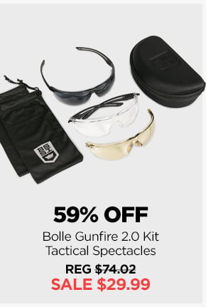 Bolle Gunfire 2.0 Kit Tactical Spectacles - Shop Now