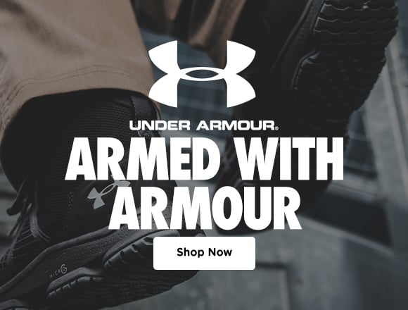 under armour. armed with armour. shop now.