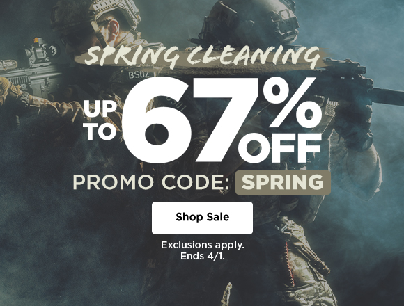spring cleaning. up to 67% off. promo code: spring. shop sale exclusions apply. ends 4/1.