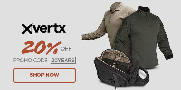 20% off Vertx USE PROMO CODE 20YEARS