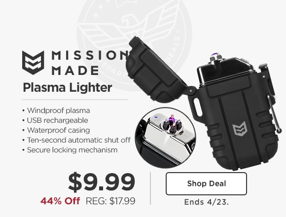 44% off Mission Made Plasma Lighter