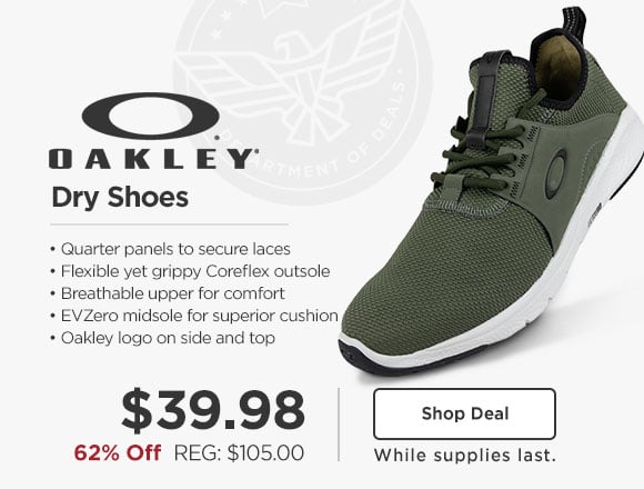 oakley dry shoes 62% off