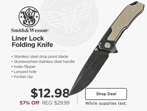 $12.98 folding knife