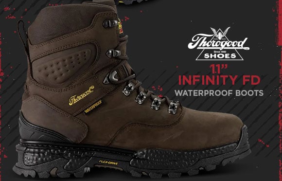 Thorogood 7inch Infinity FD Waterproof Boots. Shop Now.  SHOES 0 INFINITY FD - WATERPROOF BOOTS 