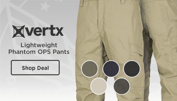 25% off Vertx Lightweight Phantom OPS Pants. while supplies last. Shop Now!