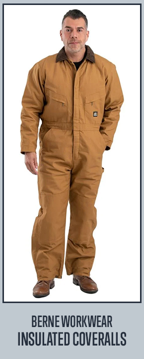  BERNEWORKWEAR INSULATED COVERALLS 
