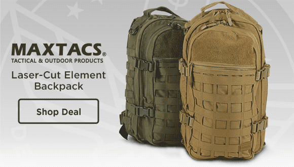 39% off Maxtacs Laser-Cut Element Backpack. Sale $31.99. while supplies last. Shop Deal!