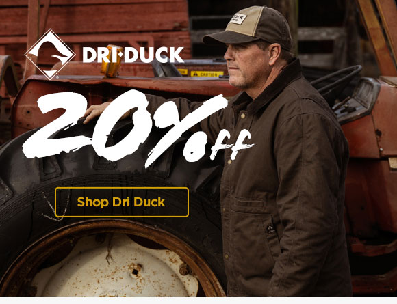 20% Off Dri Duck. PROMO CODE SAVEBIG. Shop Now  - j T Shop Dri Duck 