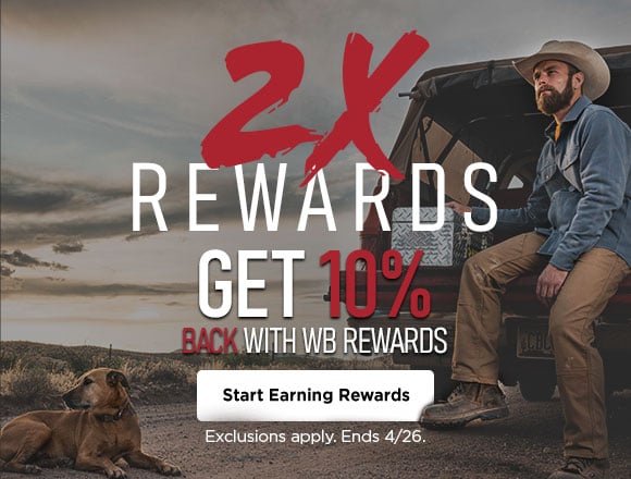 2x Rewards get 10% back with wb rewards.