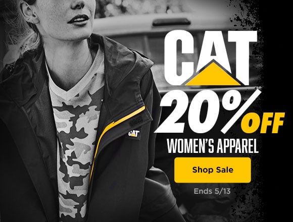 20% off CAT womens apparel