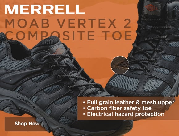 merrell moab vertex 2 composite toe. shop now.